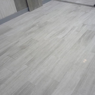 Standaardgrootte Witte Houten Marmeren Plak 1530mm Dikte voor Binnen