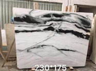 Geslepen Exotische dik 3cm 30x120cm Panda White Marble Tile