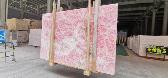 Marmeren Plak 1830mm van het douane Rechte Houten Onyx Dikte