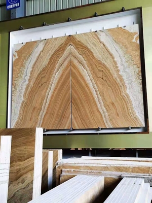 Gele en Witte Mulge Achtergrond van de Graafroyal wood grain de Marmeren Muur