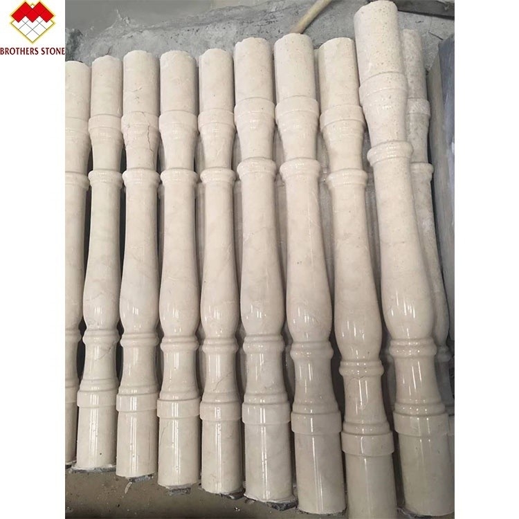 Elegante witte oniks marmeren stenen baluster voor trappen in Noord- en Latijns-Amerika