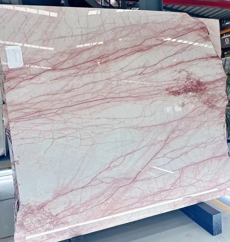 Natuurlijke rookroze marmer voor luxe vloertegel countertop ijdelheid tafel en wandpaneel