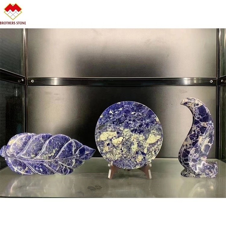 Transparante Afrikaanse lapis marmer Sodalite Blauwe marmer Onyx marmer van Yunfu