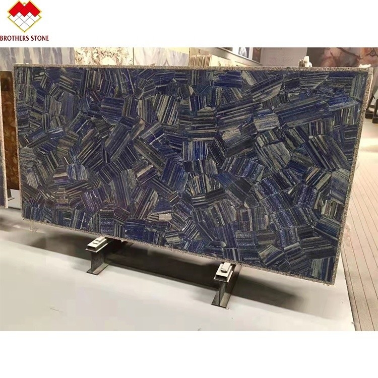 Moderne tegel Blauw Bahia Marmer Blauwe Kleur Lemurijn Blauw Granit Slab voor interieur
