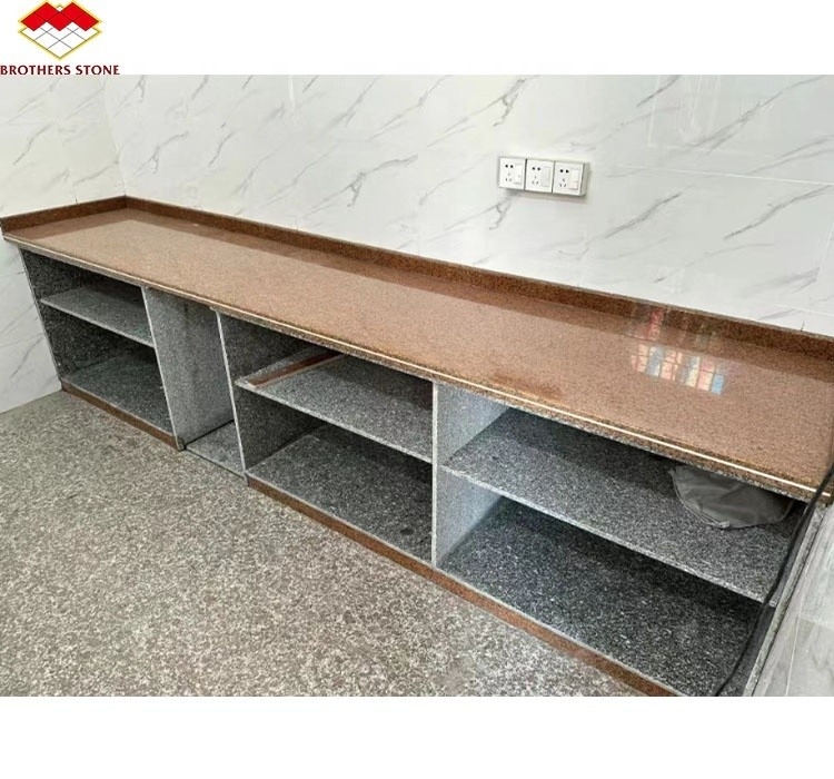 Chinese granieten steen gesneden op maat in moderne luxe stijl voor gepolijst keuken countertop
